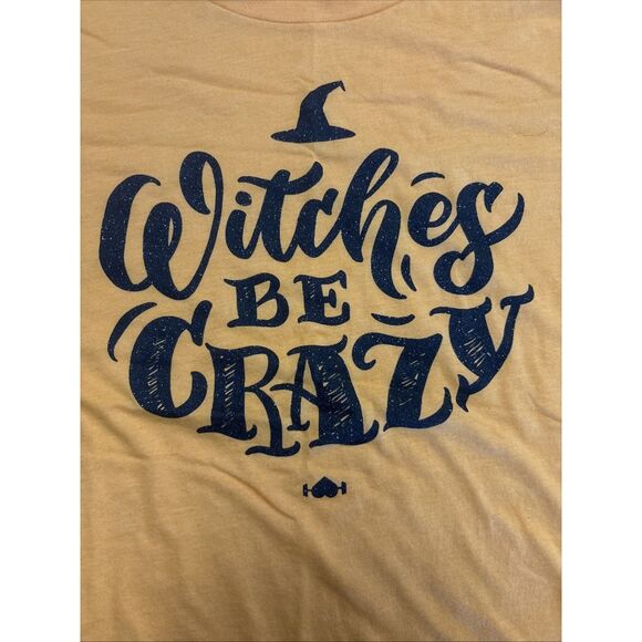 Wodbottom Women’s Large Short Sleeve Shirt “Witches Be Crazy” - Picture 2 of 3